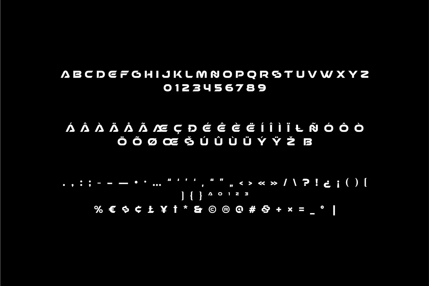 未来主义轮廓动态的线条NOS字体-5 未来主义轮廓动态的线条NOS字体