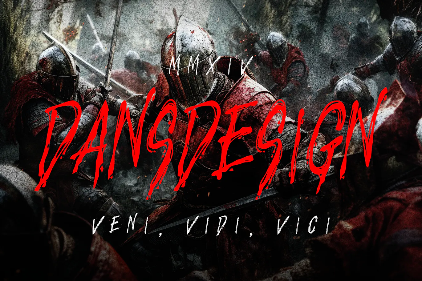 恐怖感的英文复古涂鸦画笔字体 - Dameter Horror