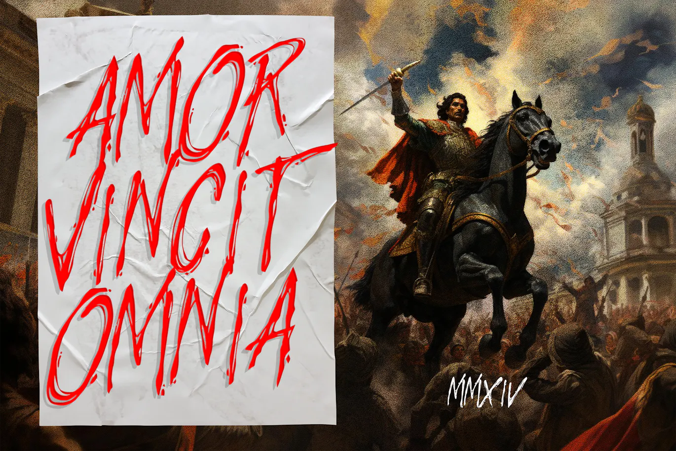 恐怖感的英文复古涂鸦画笔字体 - Dameter Horror