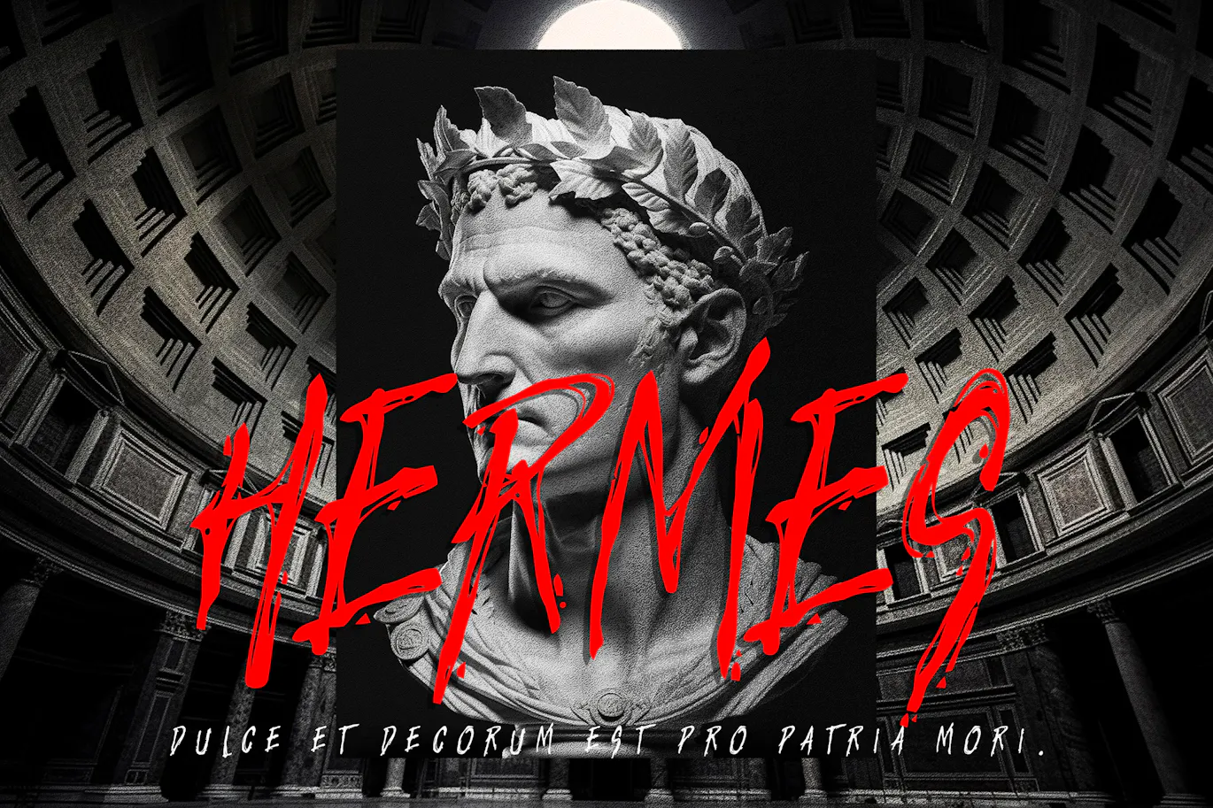 恐怖感的英文复古涂鸦画笔字体 - Dameter Horror