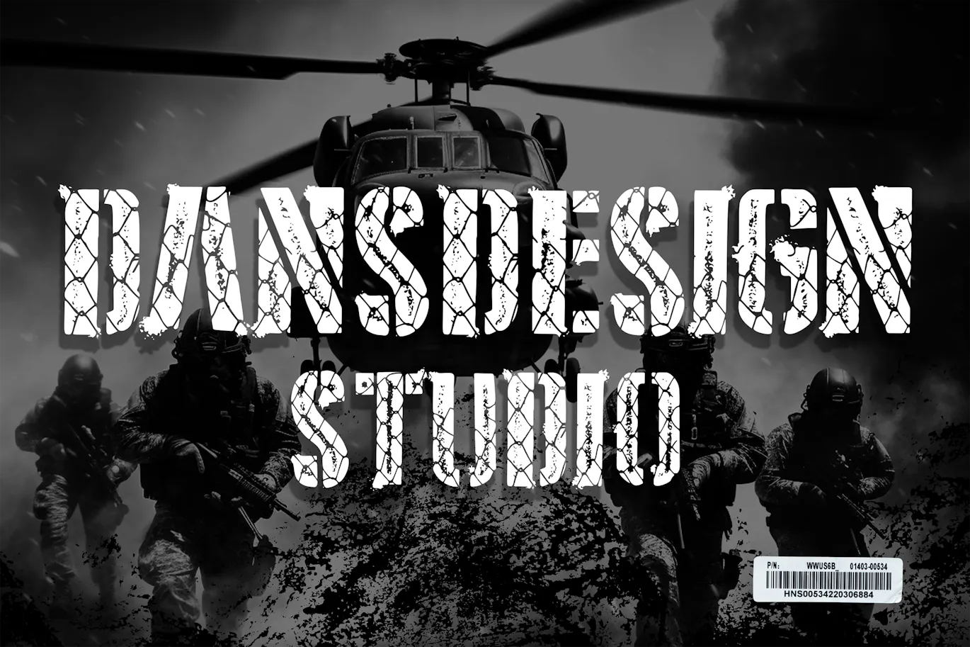 复古纹理感的用于军事题材设计英文装饰字体 - SCARS-3 复古纹理感的用于军事题材设计英文装饰字体 - SCARS