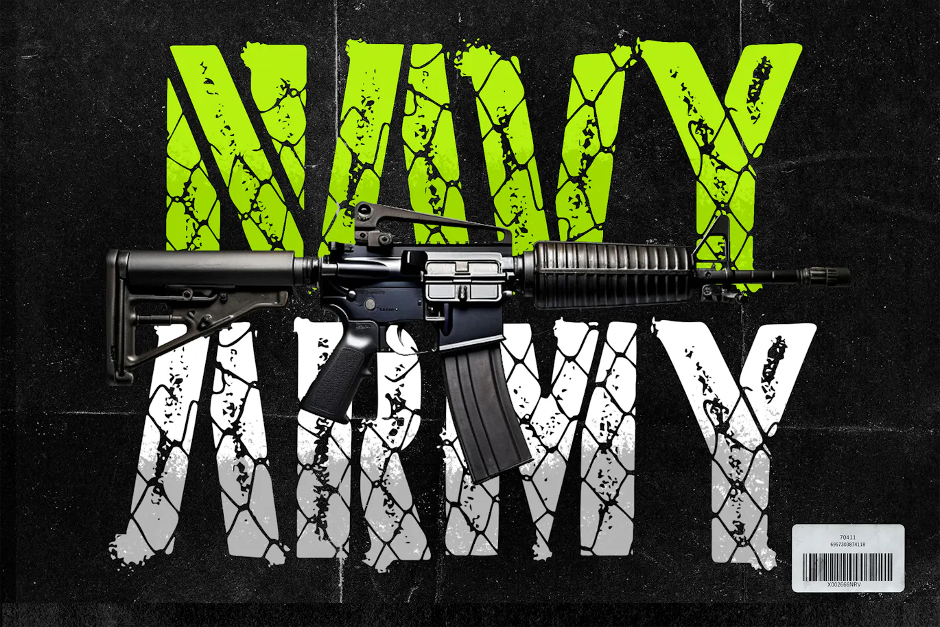 复古纹理感的用于军事题材设计英文装饰字体 - SCARS-1 复古纹理感的用于军事题材设计英文装饰字体 - SCARS