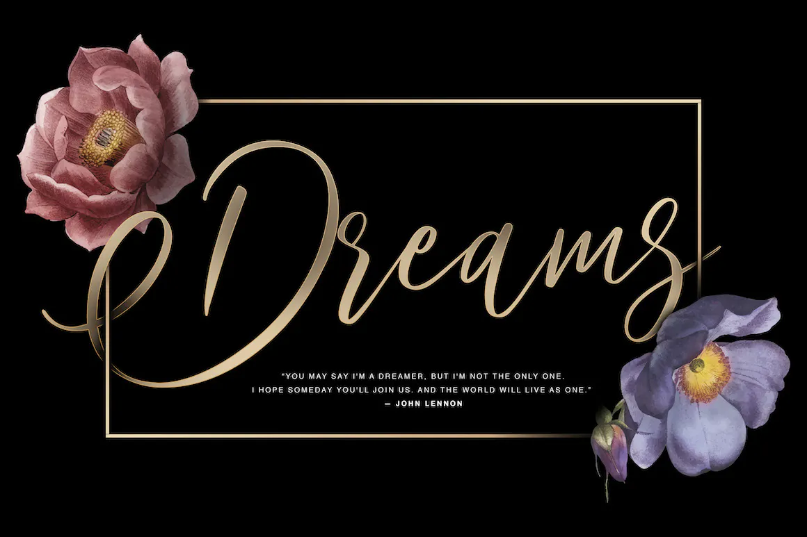 优雅的手写徽标字体 - Arthemis Script - Logo Font