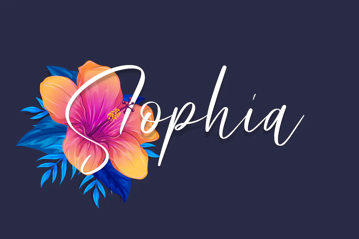 优雅的手写徽标字体 - Arthemis Script - Logo Font