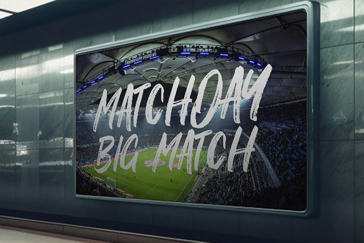 粗糙仿旧元素的英文手写笔刷字体 - Foreclosure - Brush Font