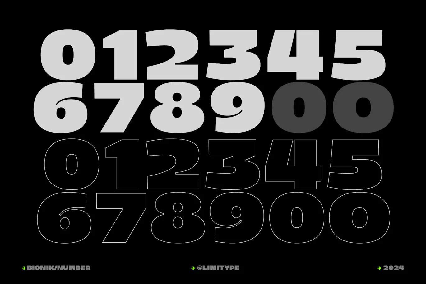 未来感的英文粗体无衬线装饰字体 - Bionix - Bold Futuristic Font