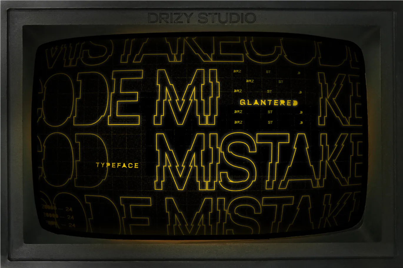 可变扭曲实验故障效果的英文装饰字体 Glanterd - Variable Glitch Typeface-4 可变扭曲实验故障效果的英文装饰字体 Glanterd - Variable Glitch Typeface