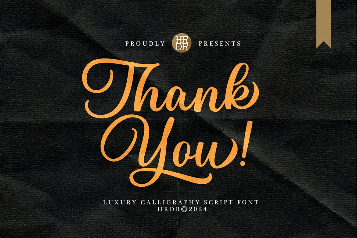 现代而奢华的英文手写书法字体 - Maternal