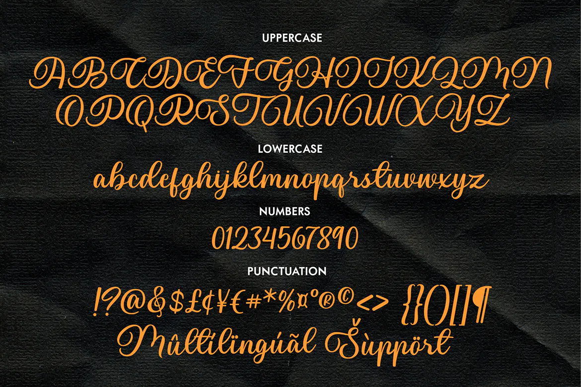 现代而奢华的英文手写书法字体 - Maternal