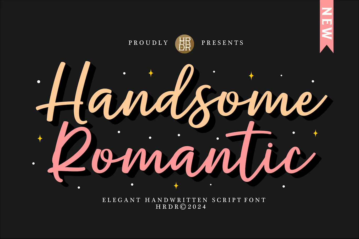 帅气浪漫的手写字体 Handsome Romantic – Elegant Handwritten Font