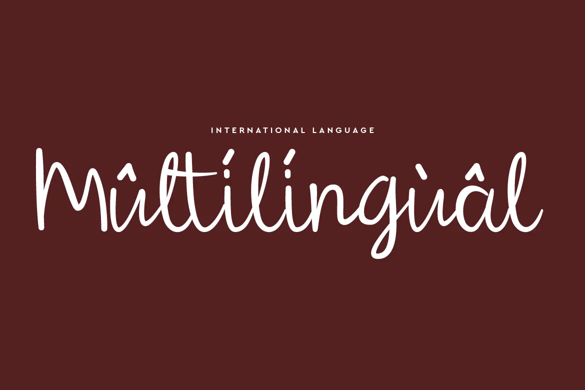 跳跃性手写脚本英文主题 - Jumping Matte Script Font