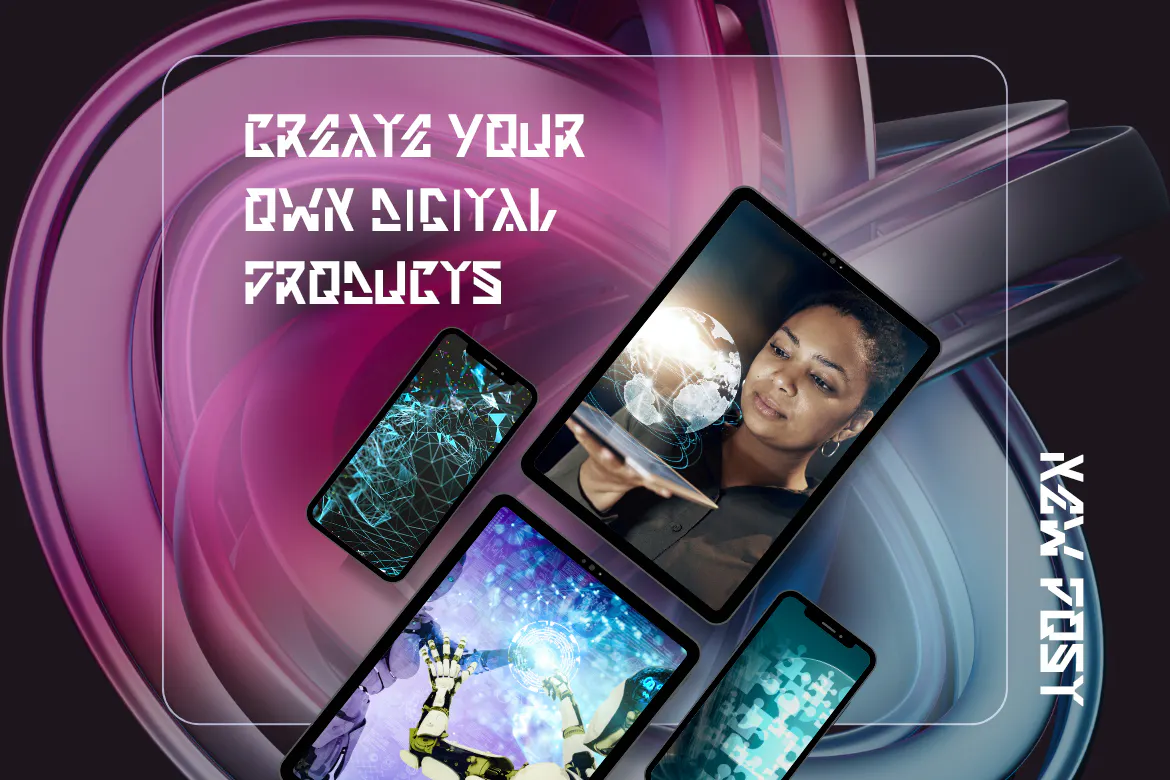 科幻未来电子赛博格机器感的英文装饰字体 - Qrunzvord