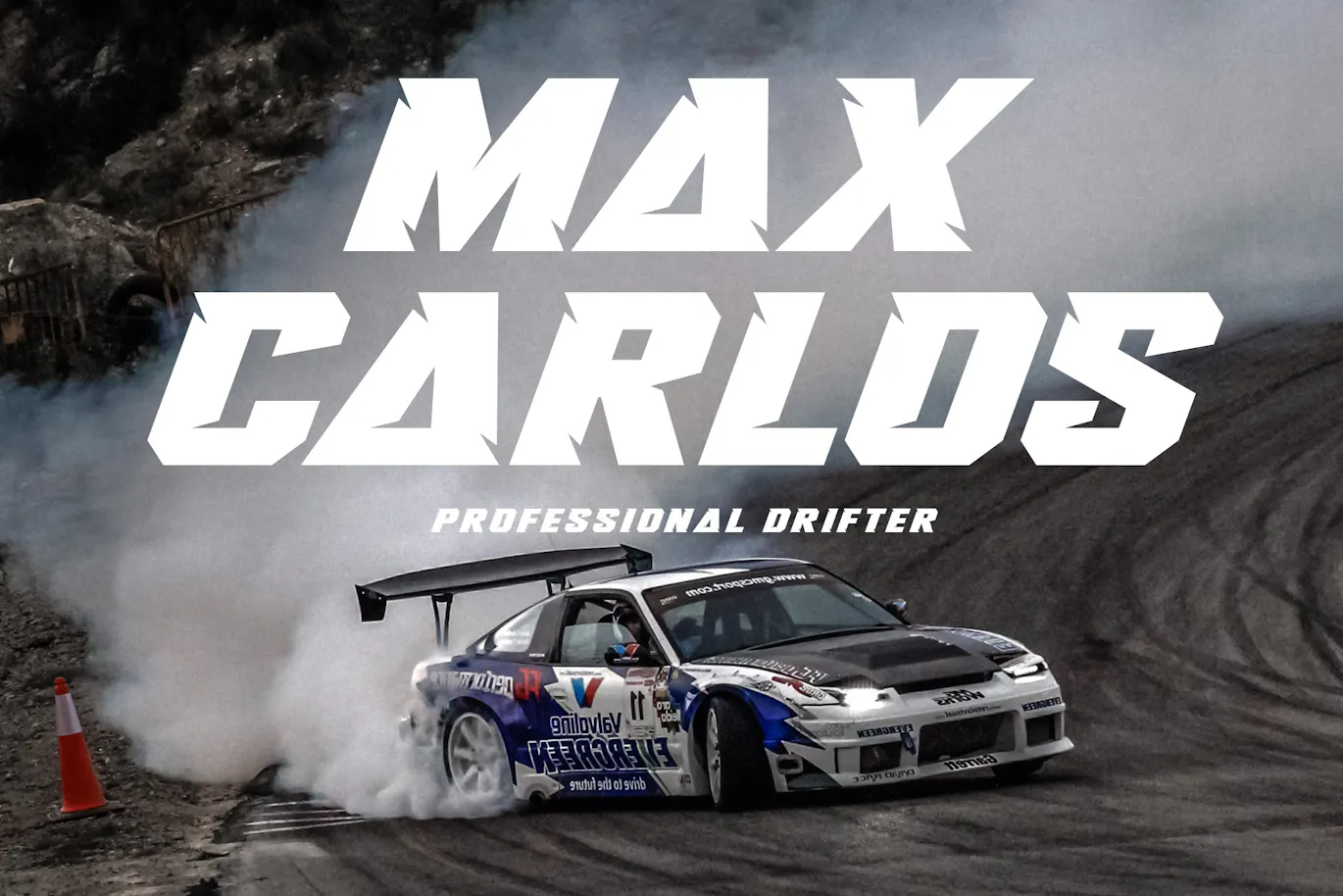 赛车品牌广告宣传的英文装饰字体 - Rush Driver-7 赛车品牌广告宣传的英文装饰字体 - Rush Driver