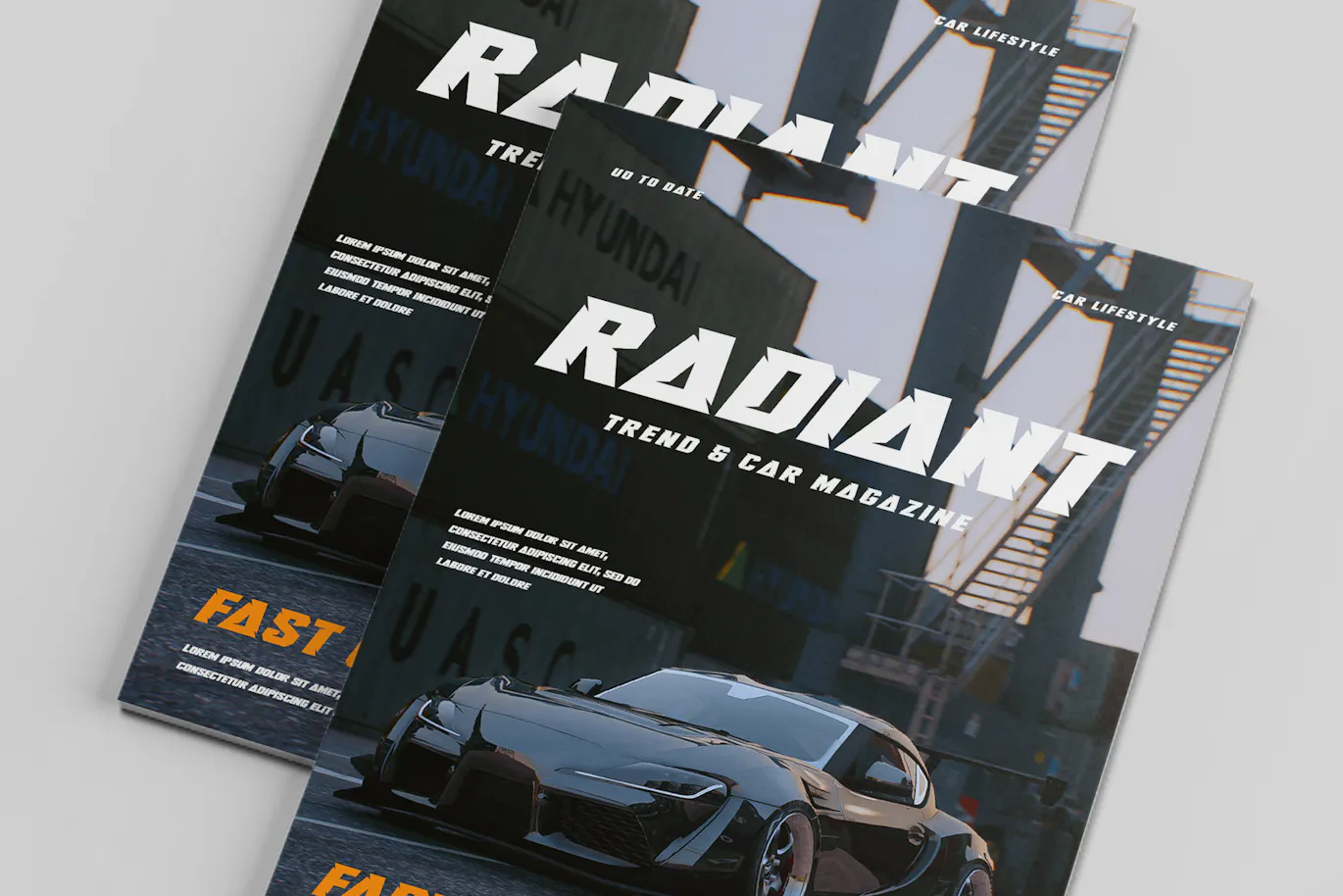 赛车品牌广告宣传的英文装饰字体 - Rush Driver-11 赛车品牌广告宣传的英文装饰字体 - Rush Driver