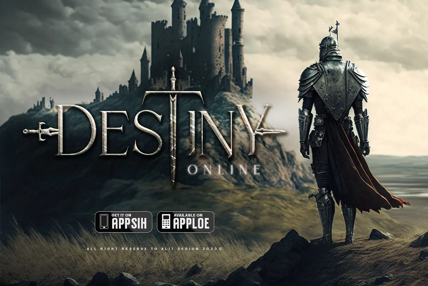 超级英雄和骑士题材的中世纪战争装饰字体 - Back Over