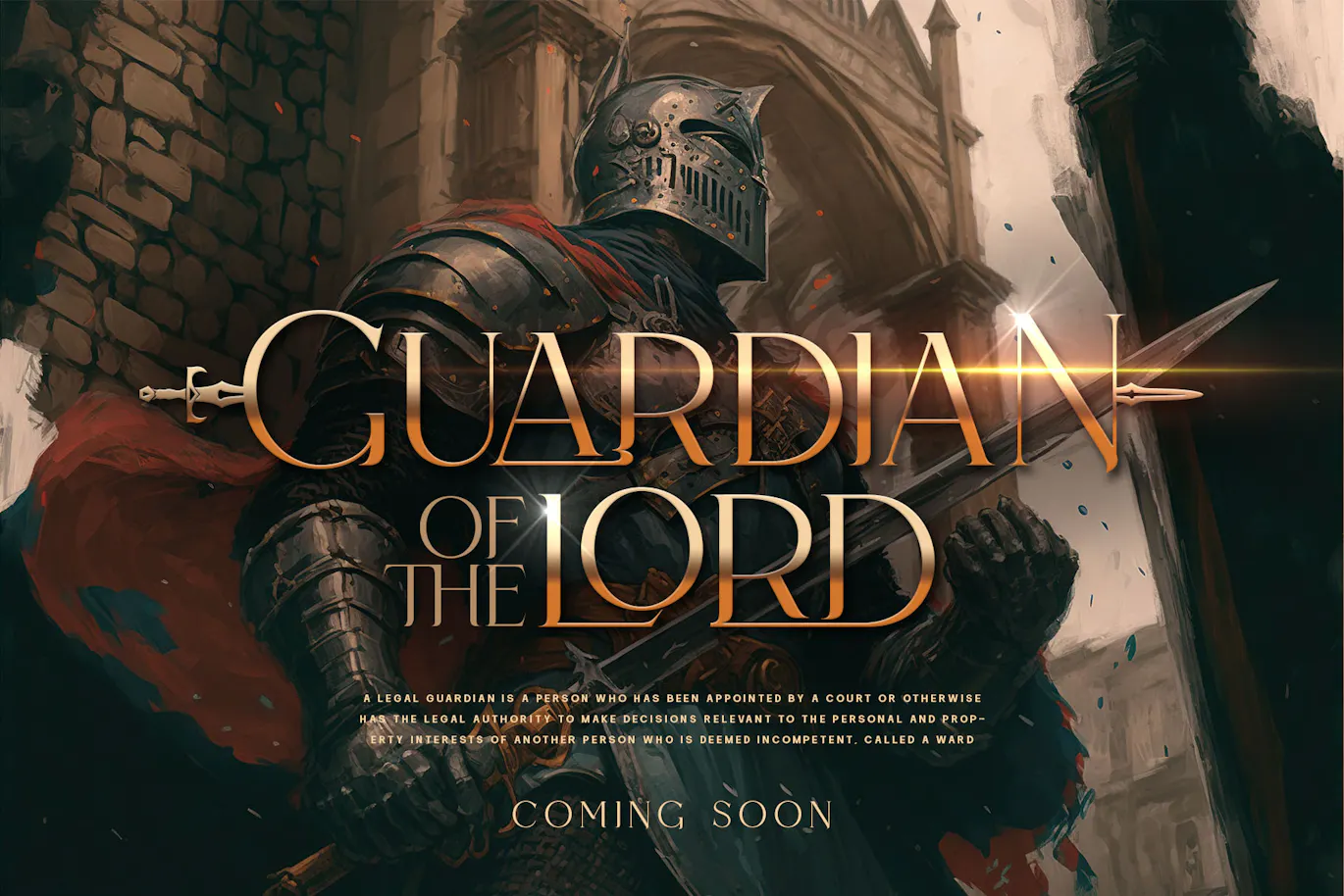 超级英雄和骑士题材的中世纪战争装饰字体 - Back Over