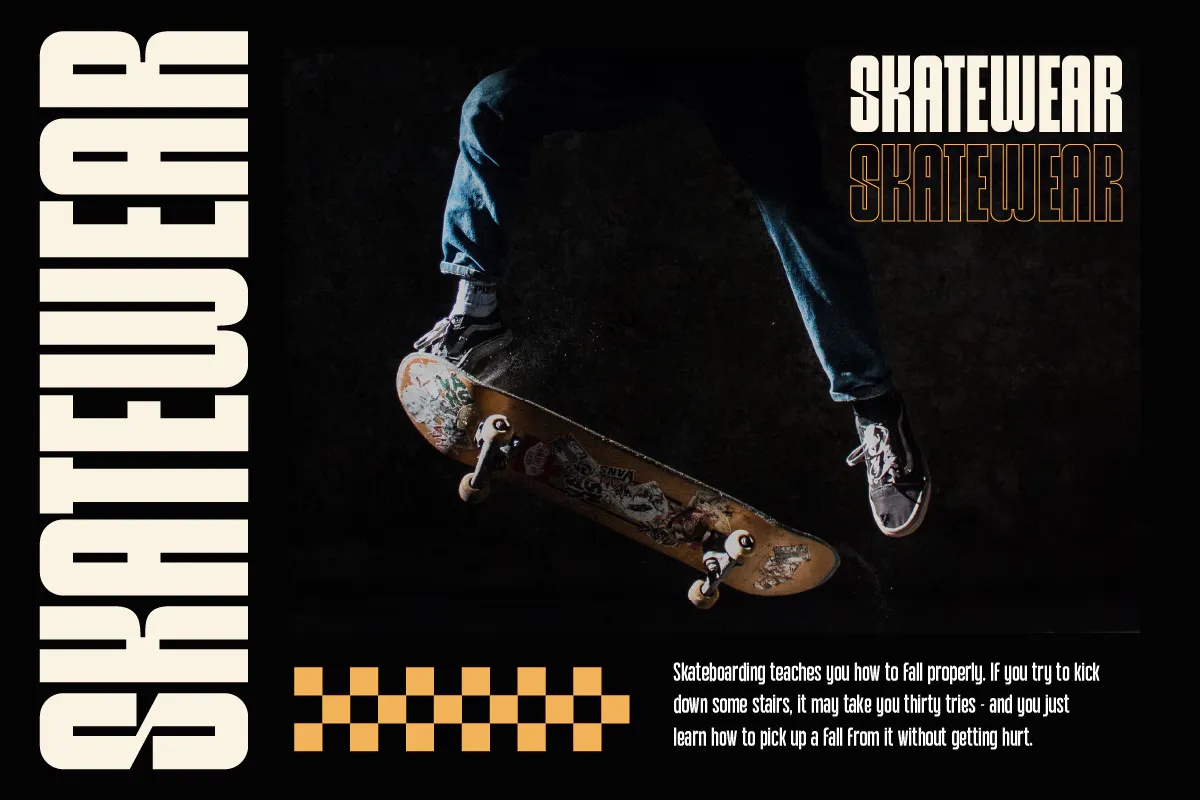 海报设计印刷类无衬线英文字体 - Dongpora-4 海报设计印刷类无衬线英文字体 - Dongpora