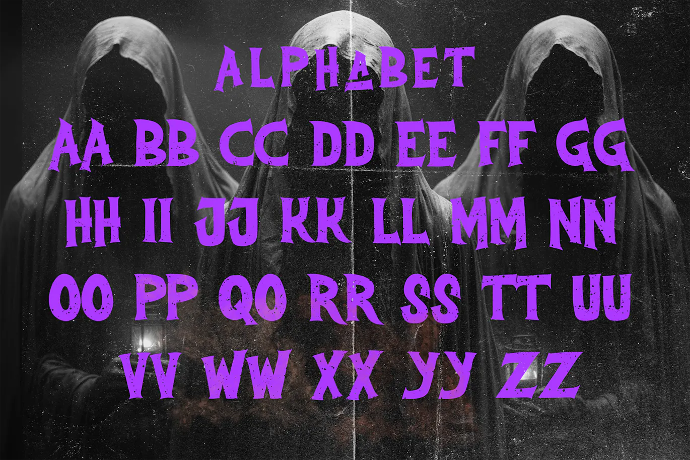 复古风恐怖金属风格的英文纹理涂鸦字体 - The Magic Vigerland-1 复古风恐怖金属风格的英文纹理涂鸦字体 - The Magic Vigerland