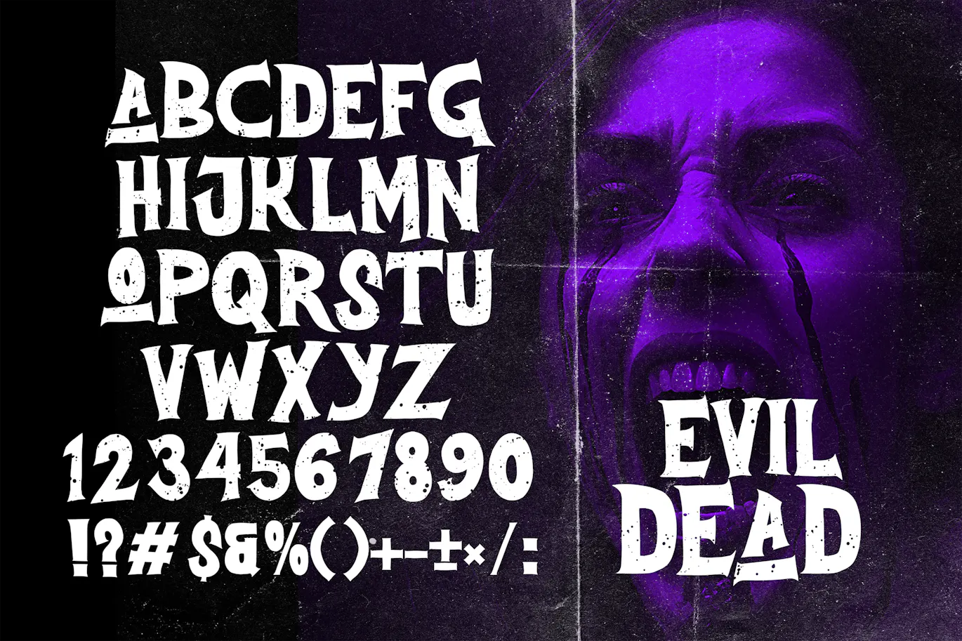 复古风恐怖金属风格的英文纹理涂鸦字体 - The Magic Vigerland-3 复古风恐怖金属风格的英文纹理涂鸦字体 - The Magic Vigerland