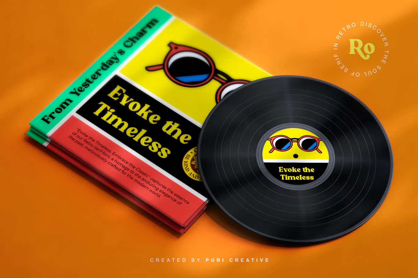 复古风格的英文粗体衬线字体 - Roffene - Retro Serif Style Font