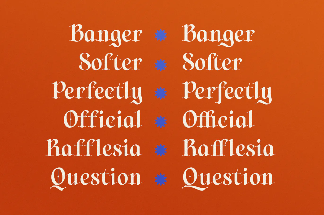 优雅现代风格的哥特手写英文字体 - Diences