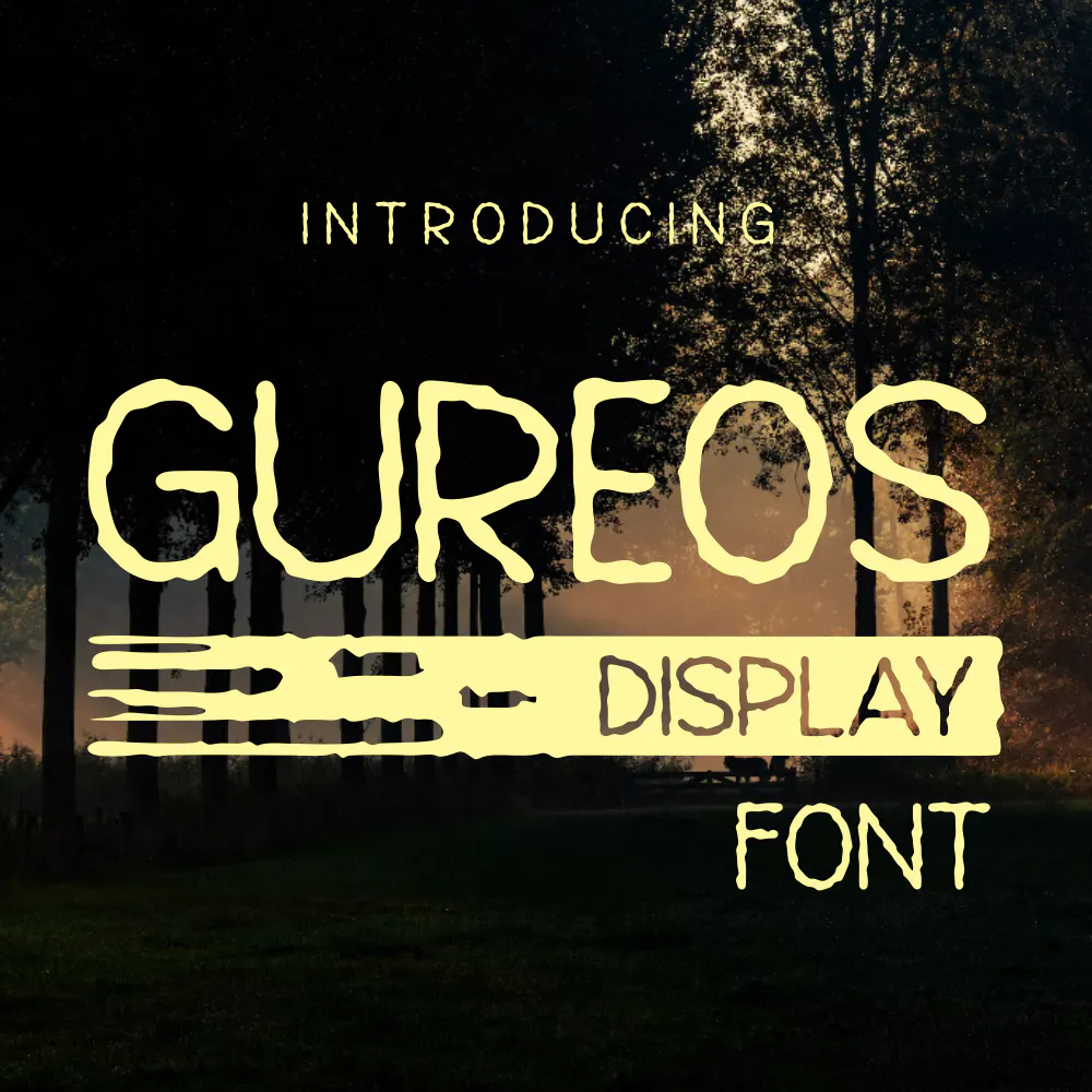 古雷奥斯英文装饰字体 - Gureos