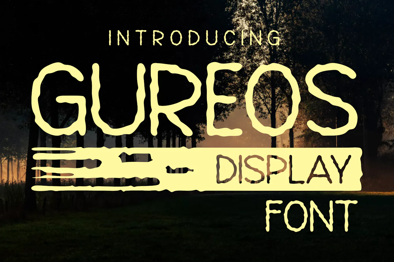 古雷奥斯英文装饰字体 - Gureos