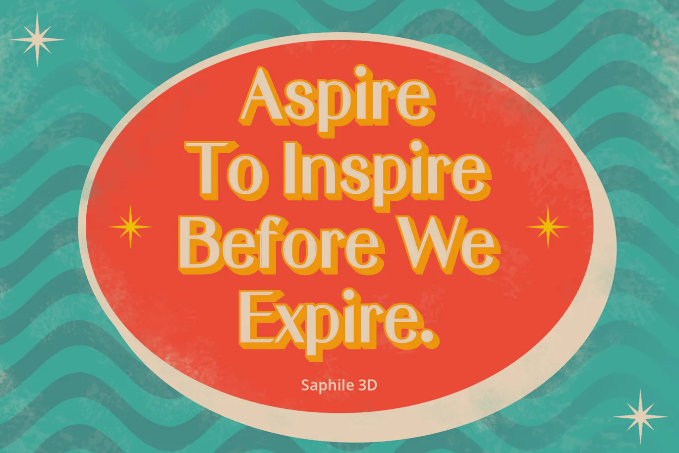 复古风格3D效果的无衬线装饰英文字体 - Saphile 3D-4 复古风格3D效果的无衬线装饰英文字体 - Saphile 3D