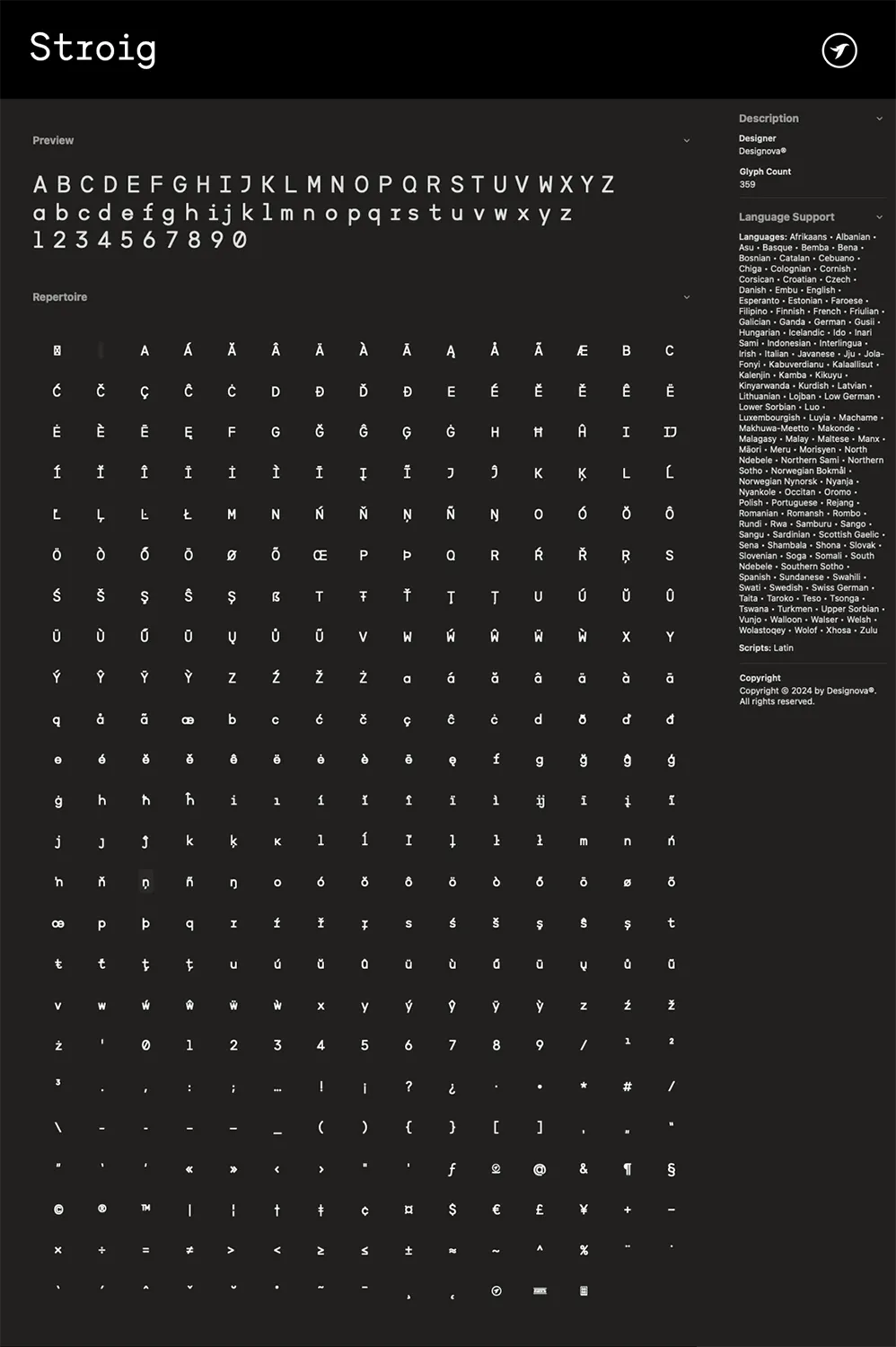 精致混合都市风格的英文无衬线字体 - Stroig