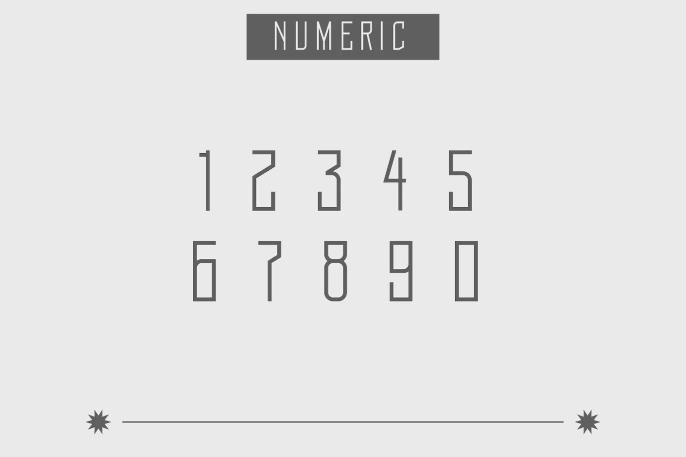 优雅的压缩窄体英文无衬线字体 - Lunnathix