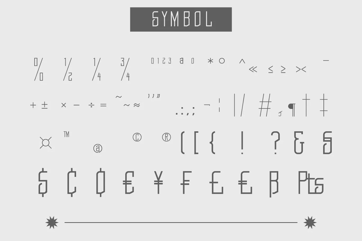 优雅的压缩窄体英文无衬线字体 - Lunnathix