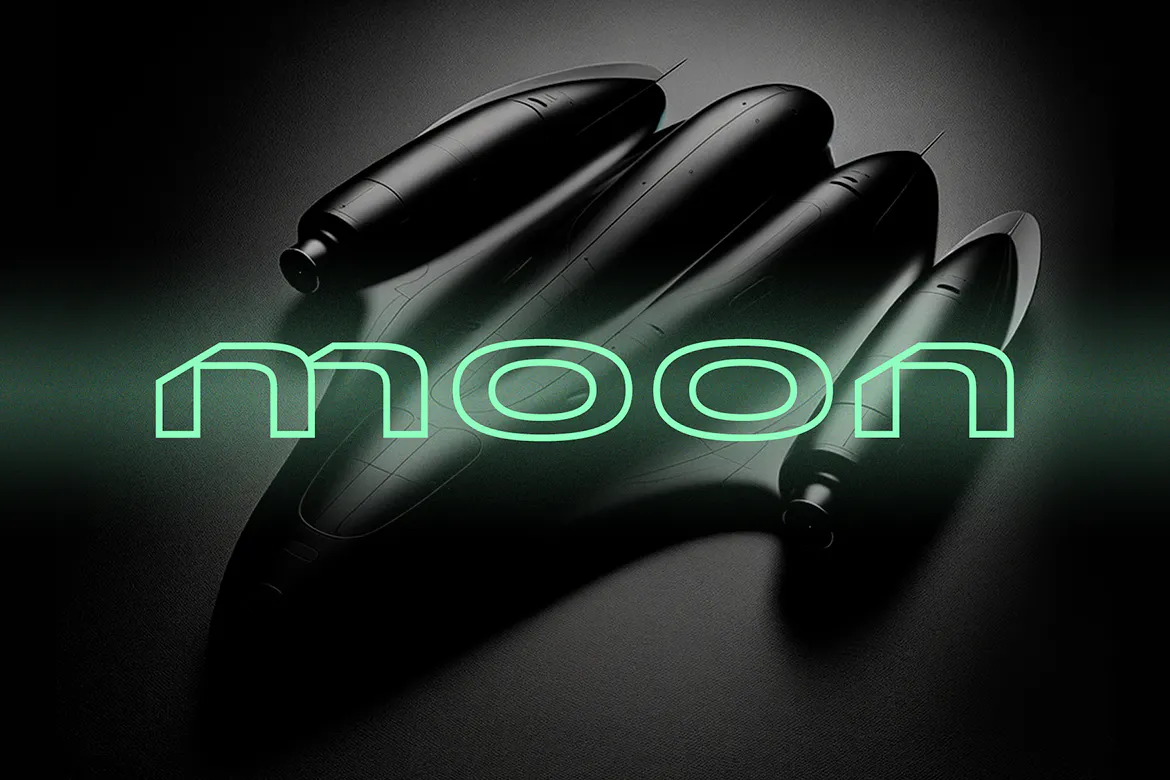 未来派高科技感的英文轮廓线条字体 - Genhead-2 未来派高科技感的英文轮廓线条字体 - Genhead