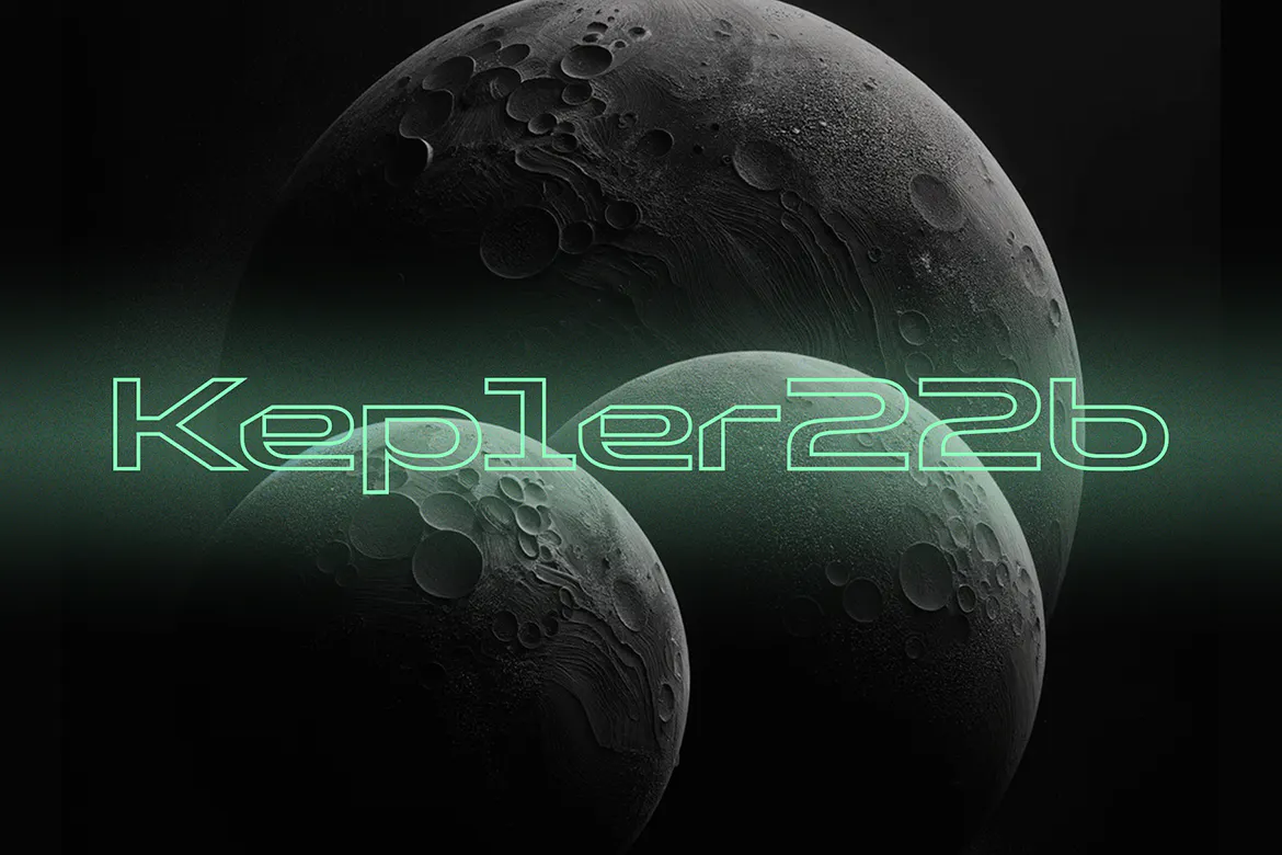 未来派高科技感的英文轮廓线条字体 - Genhead-5 未来派高科技感的英文轮廓线条字体 - Genhead