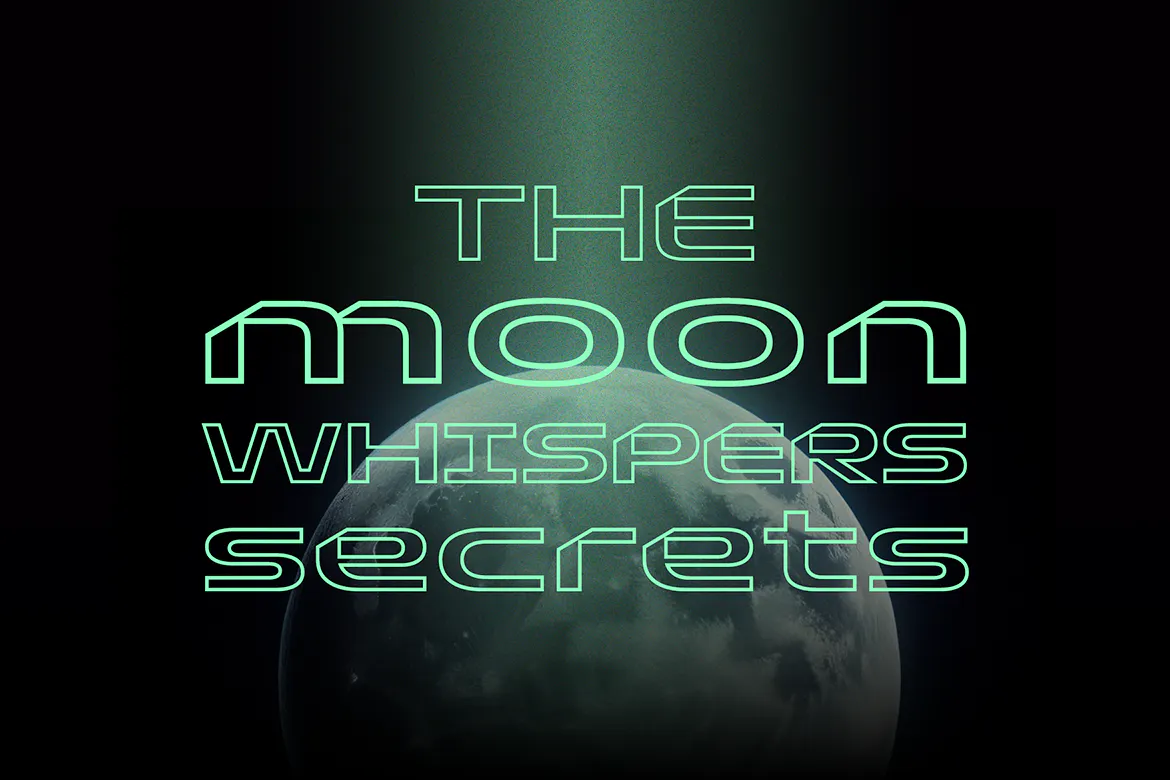 未来派高科技感的英文轮廓线条字体 - Genhead-7 未来派高科技感的英文轮廓线条字体 - Genhead