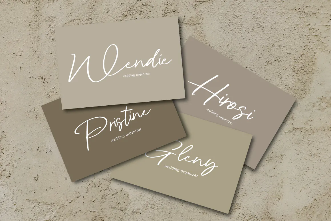 Signature风格的英文手写细画笔字体 - Pagoda-6 Signature风格的英文手写细画笔字体 - Pagoda