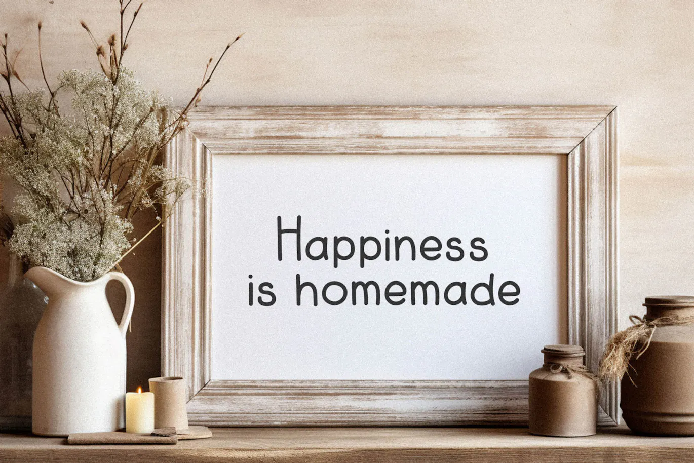 迷人的朴素感英文手写字体 - Country Kitchen