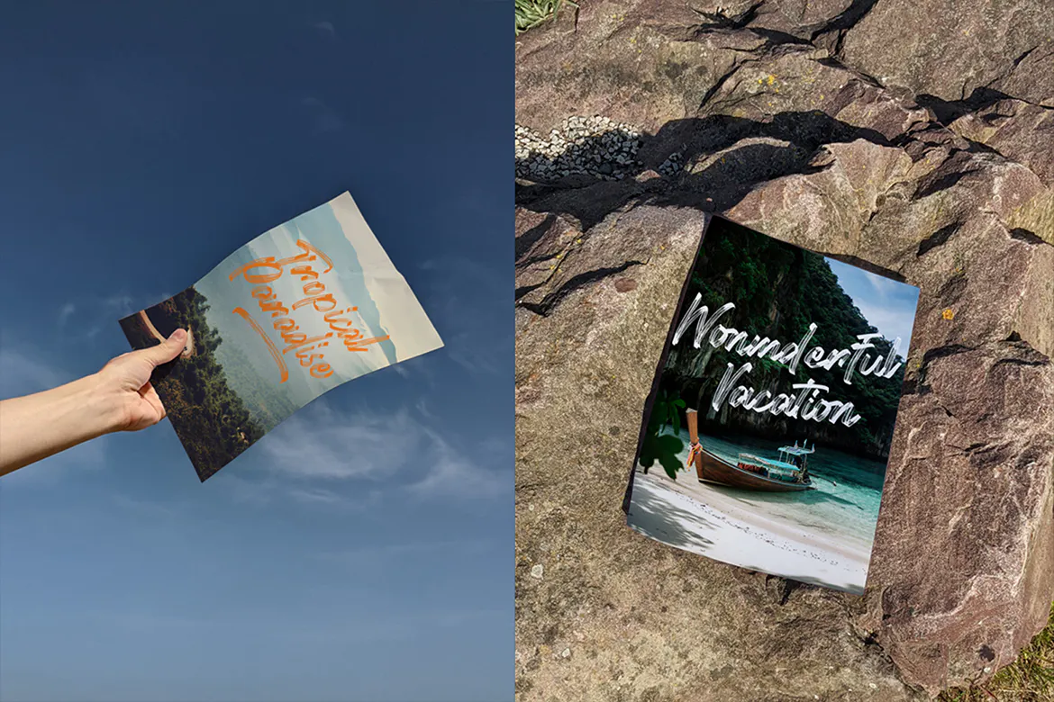 笔刷效果英文手写装饰字体 - Millionth Dream