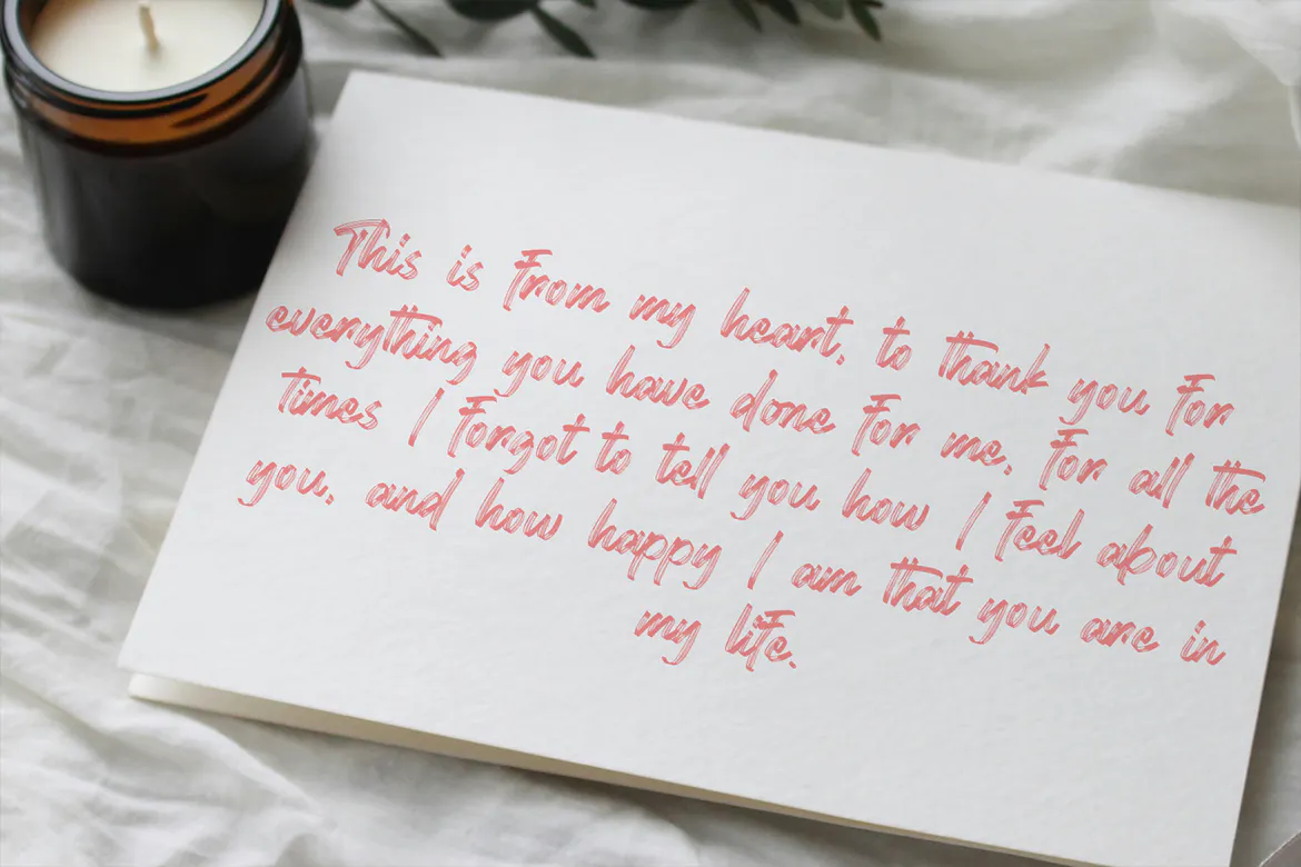 笔刷效果英文手写装饰字体 - Millionth Dream