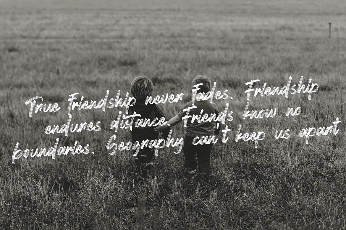 笔刷效果英文手写装饰字体 - Millionth Dream