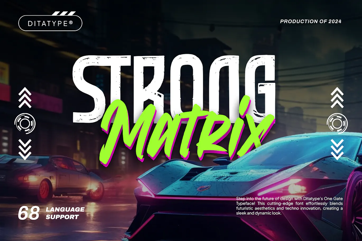赛博朋克风的英文字体集合包 – Strong Matrix