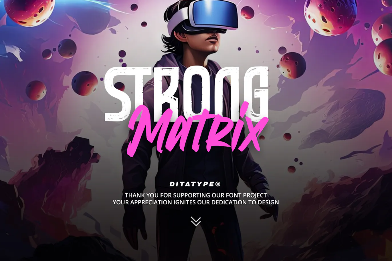 赛博朋克风的英文字体集合包 - Strong Matrix-10 赛博朋克风的英文字体集合包 - Strong Matrix