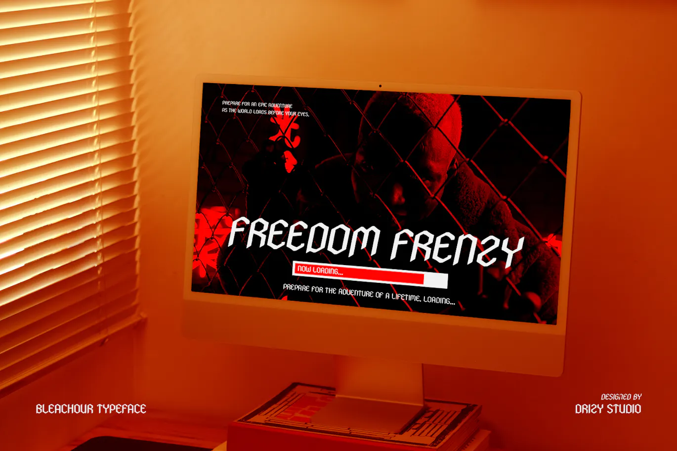 迷人且前卫的实验性英文标题字体 - Bleachour