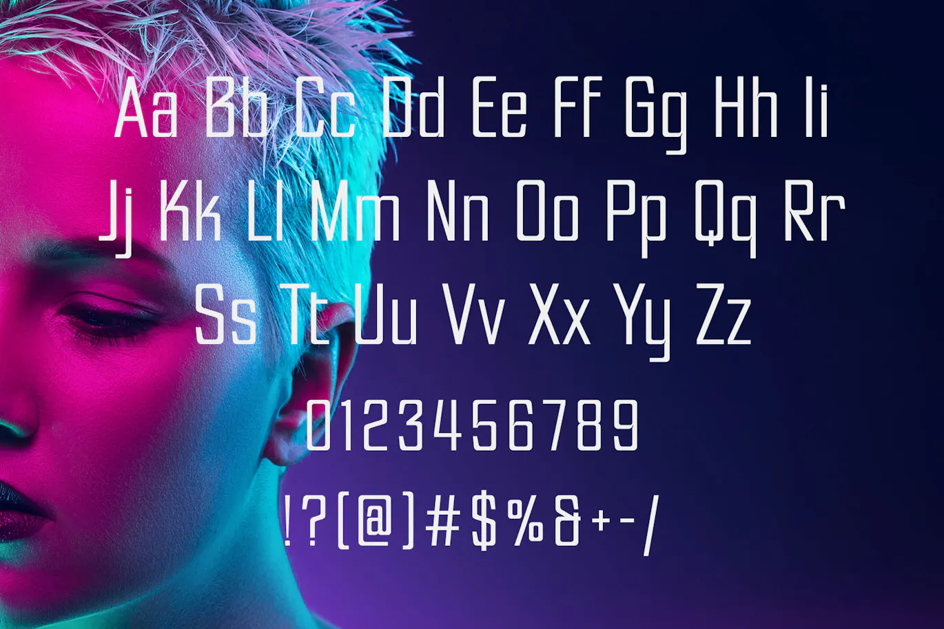 未来派无衬线字体 Belikan – Futuristic Sans Serif