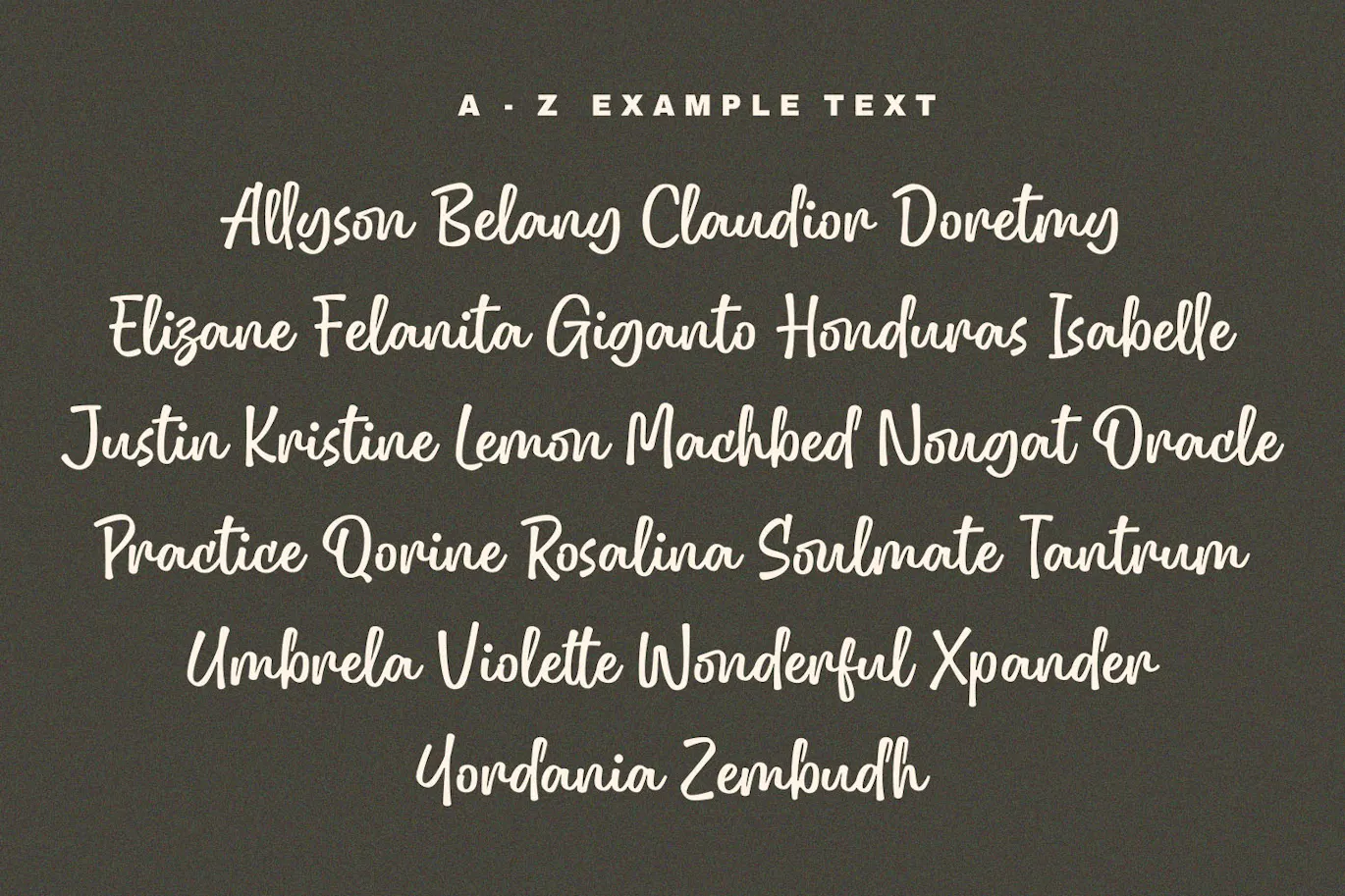 有趣的英文手写花体字体 - Whistle Melody-7 有趣的英文手写花体字体 - Whistle Melody