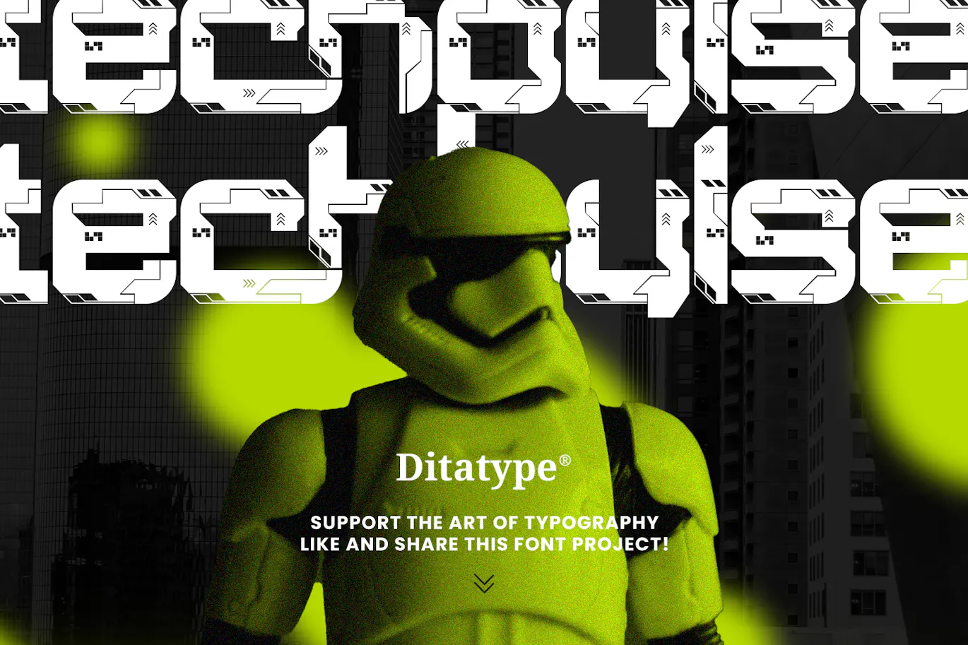 科技电路板图案的英文装饰字体 - Techpulse-8 科技电路板图案的英文装饰字体 - Techpulse