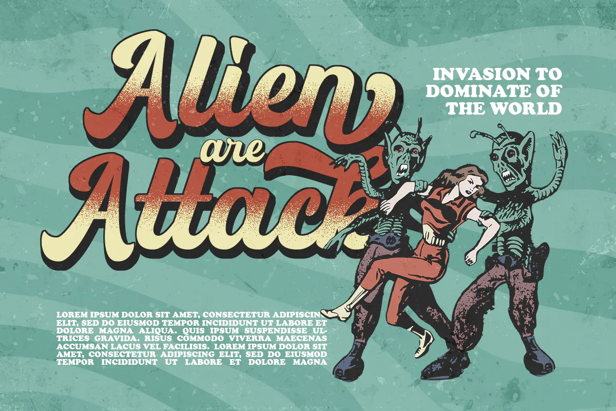 现代复古的品牌推广英文字体 - Tailored