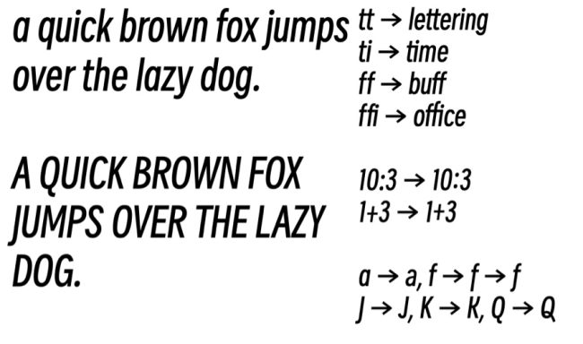 得意黑斜体 - 全新的中文斜体美术字体，字形优美柔和免费开源可商用