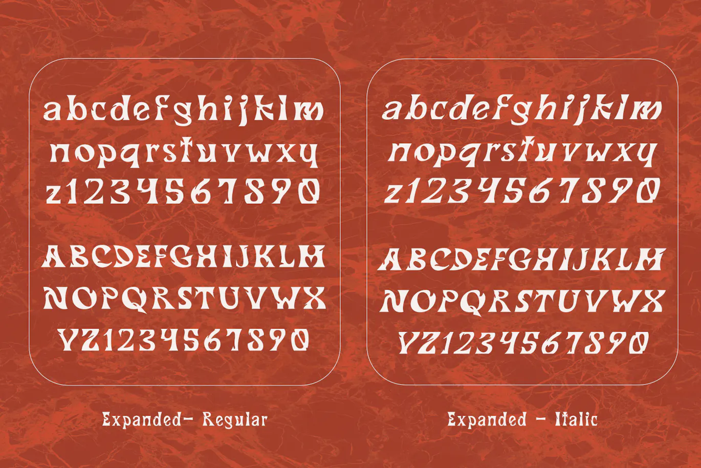 风格精美捕捉新艺术运动精髓的英文字体 - Kataleya