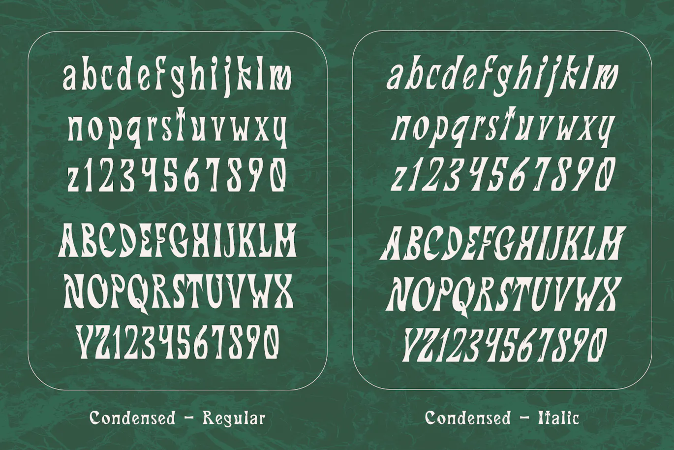 风格精美捕捉新艺术运动精髓的英文字体 - Kataleya