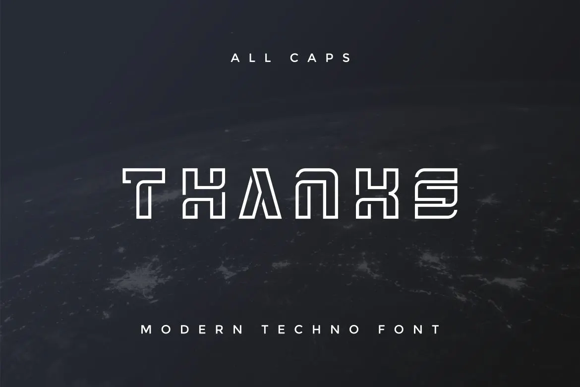 俏皮的天赋英文字体 - Morgiefa Modern Techno Font